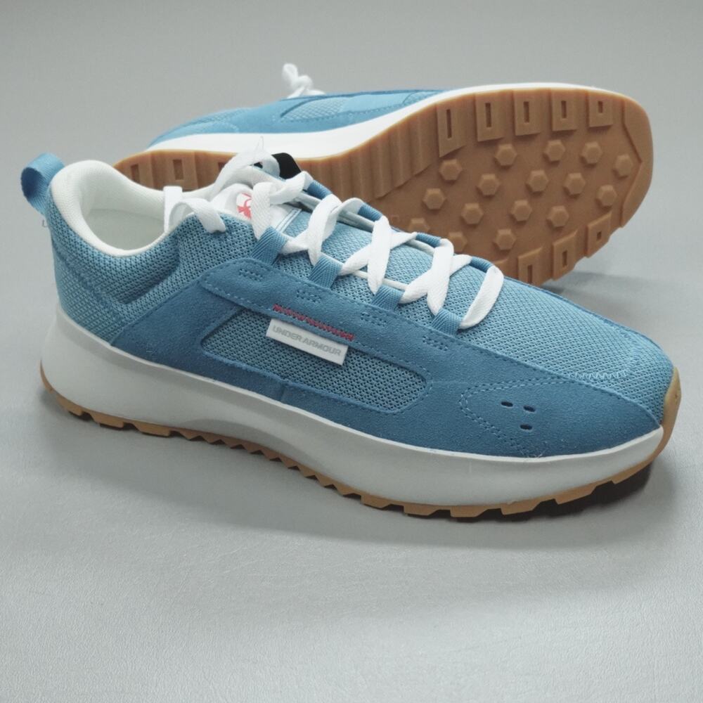 Under Armour Street Mirage Shoes Men's Size 10.5 Blue White Sneakers